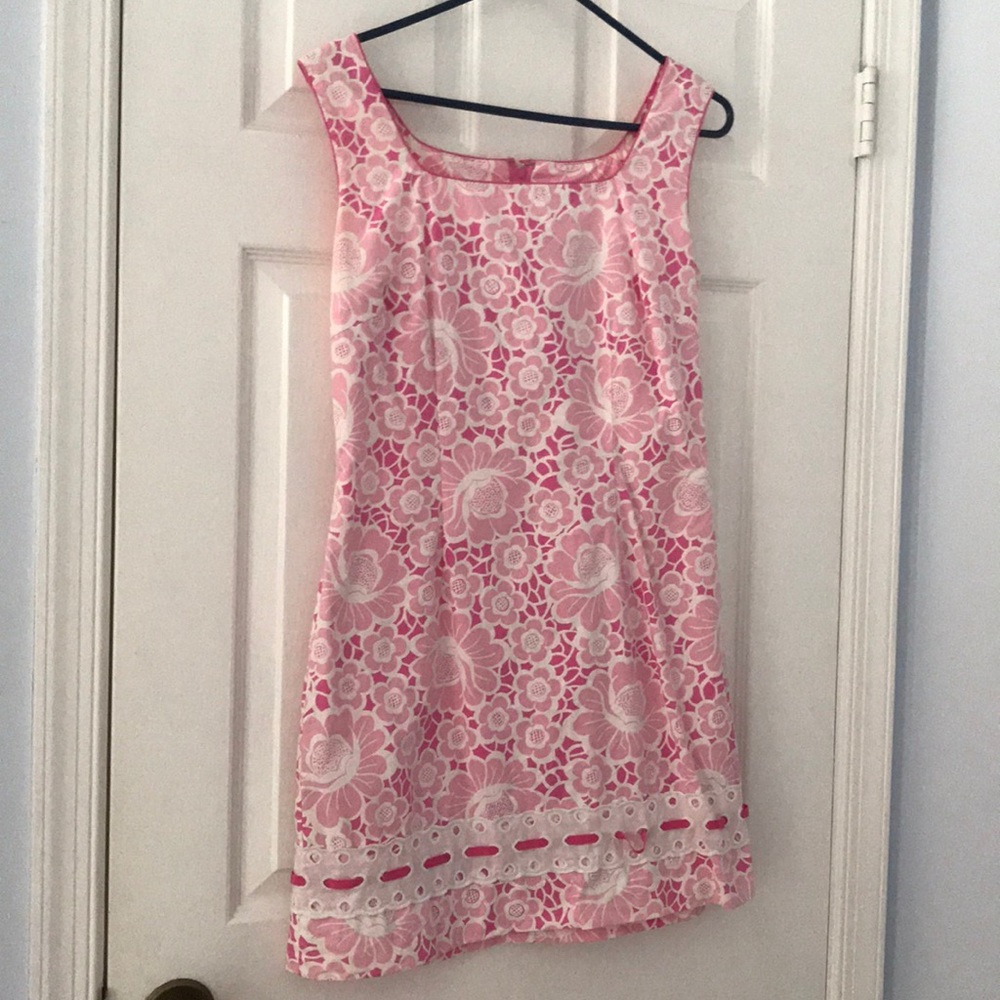 Pink and White Lilly Pulitzer Dress